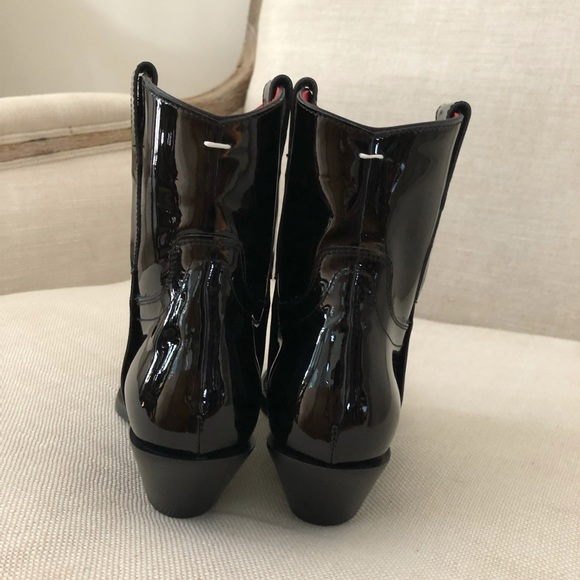 Maison Martin Margiela Boots Ankle black Patent - Picture 10 of 14
